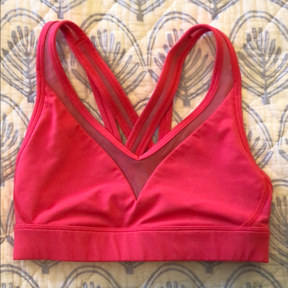Lululemon Sports Bra Hot Pink Size 4